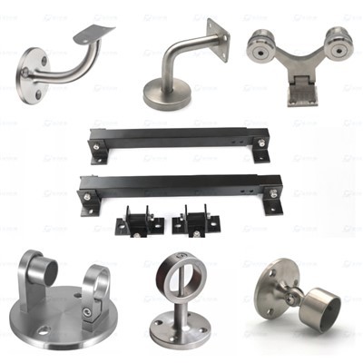 Wall Rail Mounting Metal Brackets